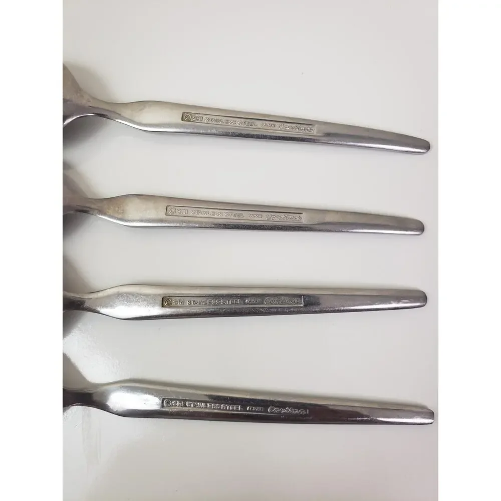 Stanley Roberts SRI CORTINA Stainless Japan Flatware Forks Spoons Teaspoon 4 Pcs